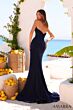 Amarra 89439 Sweetheart Neck High Slit Dress