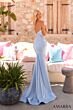 Amarra 89463 Sweetheart Neck Strapless High Slit Dress