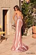 Amarra 89482 Ruched Derriere Illusion Corset Bodice Dress