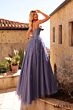 Amarra 89493 Pleated Bust Applique Strap Dress