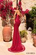 Amarra 89498 Illusion Corset Bodice Strapless Dress