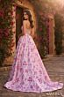 Amarra 89615 Floral Corset Bodice High Slit Dress