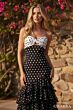 Amarra 89617 Strapless Polka Dot Trumpet Dress