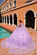 Amarra 54281 Cape Sleeve Butterfly Applique Quince Gown