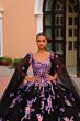 Amarra 54318 Cape Sleeve Sweetheart Neck Quinceanera Dress