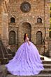 Amarra 54231 Applique Corset Bodice Off-The-Shoulder Dress