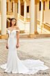 Amarra 7034 Lace-Up Back Petal Train Bridal Dress