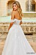 Amarra 84373 Hannah Off-The-Shoulder Sweetheart Neck Bridal Dress