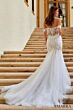 Amarra 84375 Removable Strap Illusion Back Bridal Dress