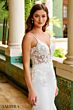 Amarra 84390 Liliana Cutaway Train Sheer Bodice Bridal Dress