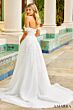 Amarra 84395 Kate Off-The-Shoulder Sweetheart Neck Bridal Dress