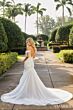 Amarra 84398 Cold-Shoulder Strap Scoop Back Wedding Gown