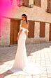 Amarra 85685 Off-The-Shoulder Ruched Bodice Wedding Dress