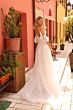Amarra 84232 Plunging Neck Cold-Shoulder Wedding Gown