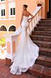 Amarra 88207 Sage Sweetheart Neck Drape Skirt Bridal Gown
