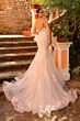 Amarra 88209 Cameron Spaghetti Strap Mermaid Bridal Gown