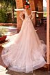 Amarra 88212 V-Neck Long Sleeve Bridal Gown