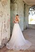 Amarra 44016 Anniston Off-The-Shoulder Illusion Bodice Wedding Dress