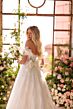 Amarra 44017 Jordan Sweetheart Neck Scallop Hem Lace Wedding Gown