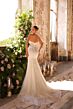 Amarra 44022 Layla Plunging Neck Strapless Lace Trumpet Wedding Gown