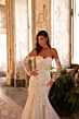 Amarra 44024 Catherine Removable Sleeve Mermaid Wedding Dress