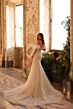Amarra 89101 Olivia Puff Sleeve Sweetheart Neck Lace Bridal Gown