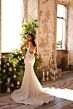 Amarra 89113 Claire Cutout Back Plunging Neck Bridal Dress