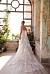 Amarra 89119 Kayla Scoop Neck Watteau Train Lace Bridal Gown