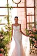Amarra 89119 Kayla Scoop Neck Watteau Train Lace Bridal Gown