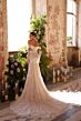 Amarra 89127 London Opera Gloves Off-The-Shoulder Lace Bridal Gown