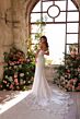 Amarra 89129 Everlee Corset Back Cutaway Train Bridal Dress