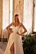 Amarra 89145 Rachel Draped Bodice Peek-A-Boo Neck Bridal Gown
