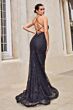 Andrea and Leo A1170 Side Cutout Lace-Up Back Dress