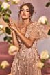 Andrea and Leo A1176 Flare Sleeve Embellished Dress