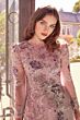 Andrea and Leo A1356 Illusion Sleeve Cutout Back A-Line Evening Gown