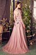 Andrea and Leo A1356 Illusion Sleeve Cutout Back A-Line Evening Gown