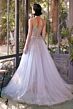 Andrea and Leo A1361 Removable Overskirt Scoop Neck Evening Gown