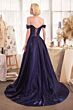 Andrea and Leo A1424 Pleated Off-The-Shoulder Mother Of The Bride Gown