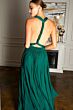 Andrea and Leo CV01P Self-Tie Strap A-Line Evening Dress