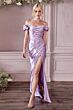 Andrea and Leo KV1056 Draped Bodice Ruffle Sleeve Evening Dress