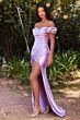 Andrea and Leo KV1056 Draped Bodice Ruffle Sleeve Evening Dress