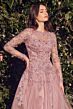 Andrea and Leo MA108 Illusion Sleeve Bateau Neck Dress