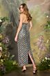 Andrea and Leo A1486 Bow Train Strapless Beaded Dress