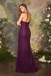 Andrea and Leo A1497 Lila High Slit Floral Dress
