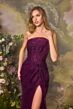 Andrea and Leo A1497 Lila High Slit Floral Dress