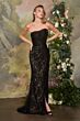 Andrea and Leo A1497 Lila High Slit Floral Dress