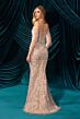 Andrea and Leo A1510 Jordan Cold Shoulder Embellished Dress