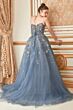 Andrea and Leo A0890 Strapless Embroidered Dress