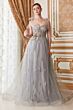 Andrea and Leo A0824 Bow Straps Corset Bodice Dress