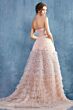 Andrea and Leo A0767 Ruffle Skirt Strapless Dress